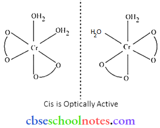 Coordination Compound Cis Optically Active 3