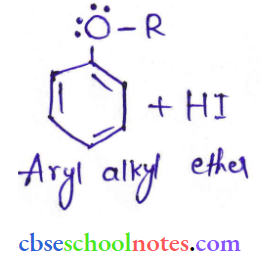 Alcohol Phenol And Ether Aryl Alkyl Ether