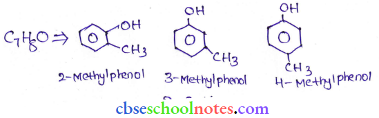Alcohol Phenol And Ether Structure Of IUPAC Names Of Monohydric Phenols
