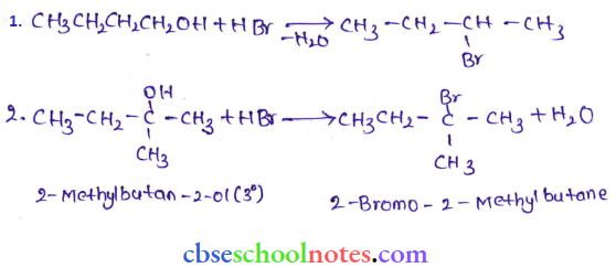 Alcohol Phenol And Ether Teritary Alcohol Reacts Immediately With Lucas Reagent