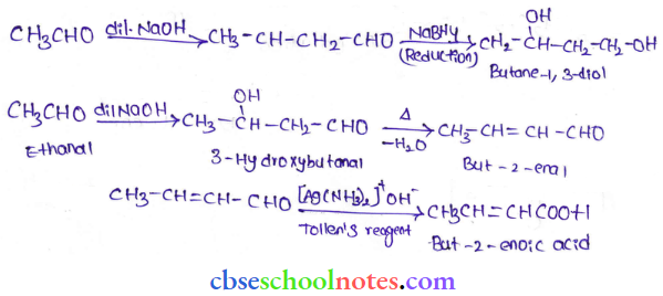 Aldehydes Ketones And Carboxylic Acid 3 Hydroxybutanal