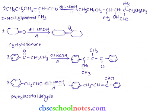 Aldehydes Ketones And Carboxylic Acid Aldol Condensation