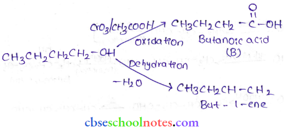 Aldehydes Ketones And Carboxylic Acid Alkanol Gives Acid On Oxidation