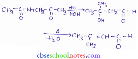 Aldehydes Ketones And Carboxylic Acid Cross Aldol Condensation