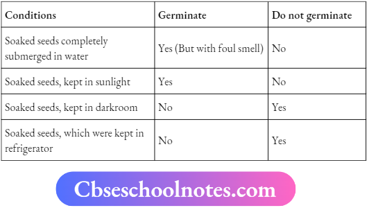 CBSE Notes For Class 6 Science Chapter 6 The Living Organisms Observation The Effect Of Abiotic Factors