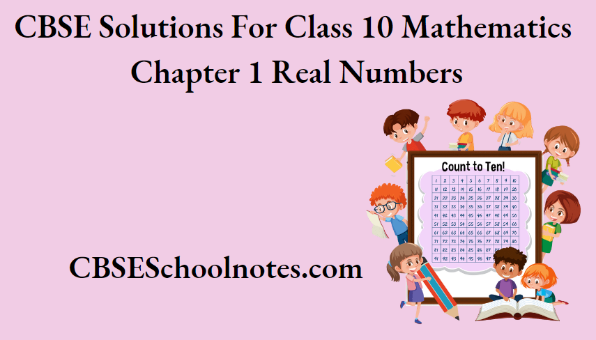 CBSE Solutions For Class 10 Mathematics Chapter 10 Circles