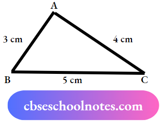 Mensuration A triangle of sides