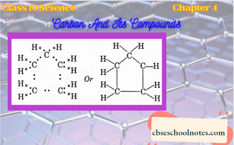 NCERT Solutions For Class 10 Science Chapter 4 Carbon And Its Compounds ...